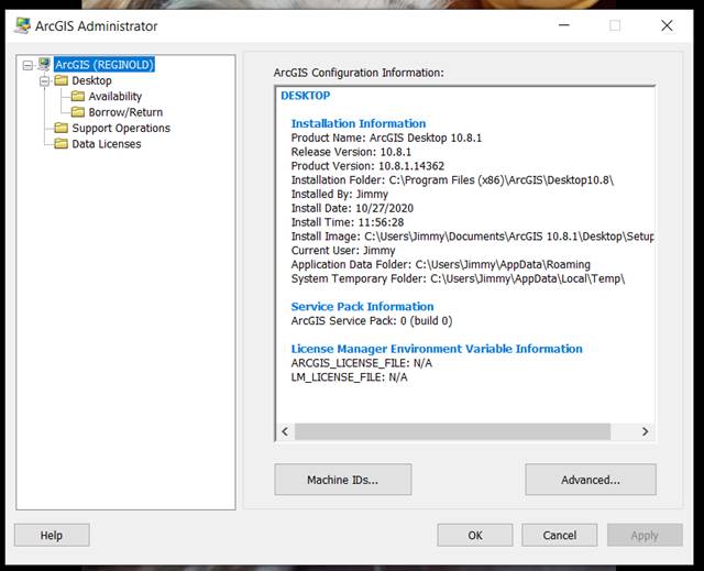 download license manager arcgis desktop10.2