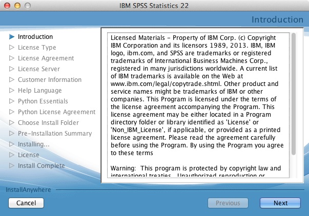 spss 22 for mac