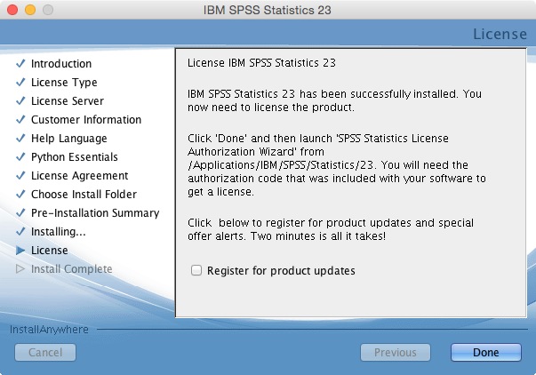 license authorization wizard spss 23