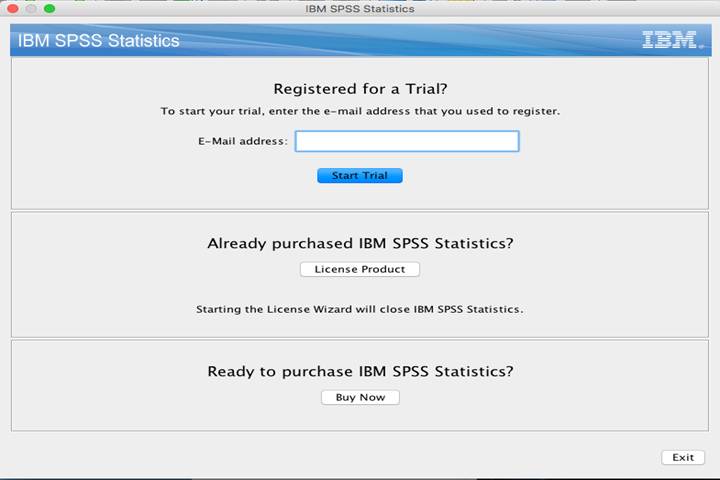 ibm spss statistics trial